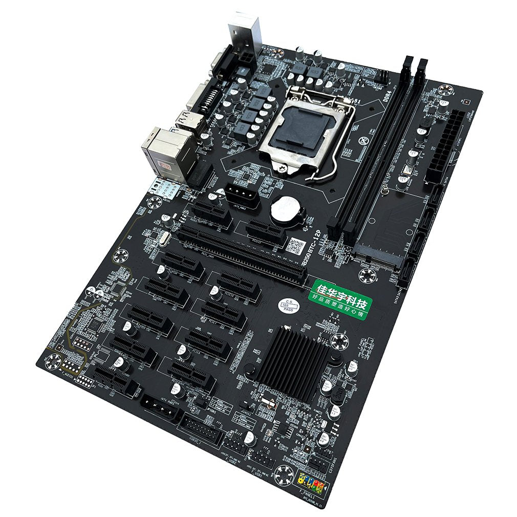 B250BTC Mining Motherboard LGA 1151 Interface DDR4 12X Graphics Card Slot 12 PCIE To USB3.0 for BTC Miner Mining 8P 6P Mainboard B250BTC Mining Motherboard LGA 1151 Interface DDR4 12X Graphics Card Slot 12 PCIE To USB3.0 for BTC Miner Mining 8P 6P Mainboard